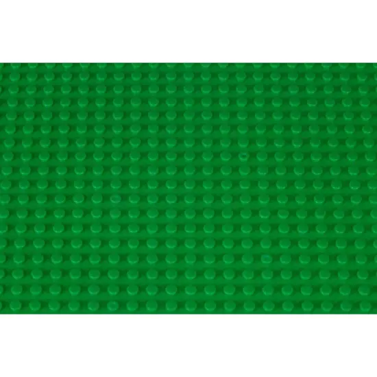 Strictly Briks Classic Baseplates, 100% Compatible with All Major Brands, For Building Bricks, Bases for Tables, Mats, and More, Green, 2 Pack, 16x16 Inches {5}