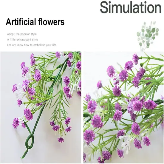 Bendable Silk Garland Greenery Artificial Vines Decor for Bedroom Faux Hanging Vine Decor for Home Wall Party Room Wedding Jungle Theme Decoration {5}