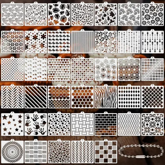 Cookie Stencil Set for Royal Icing 40 Pieces {1}