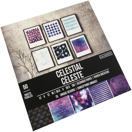Colorbok Designer Paper 12"X12"-Celestial {3}