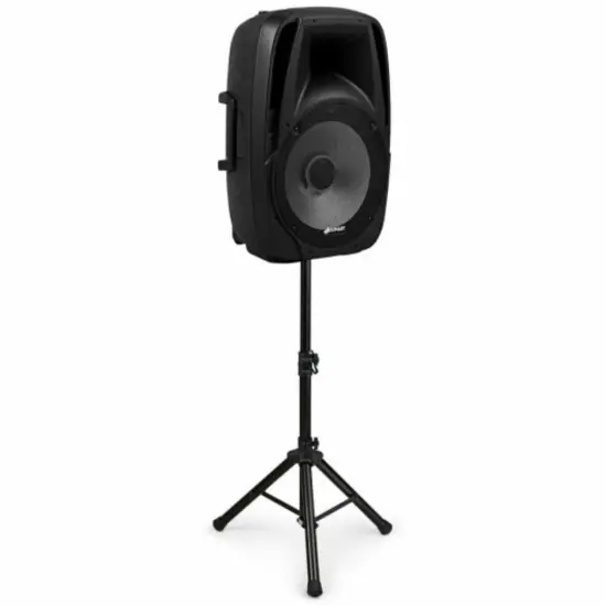 Active 2-Way Speaker with LED Lights, Mic Input and Remote Control {1}