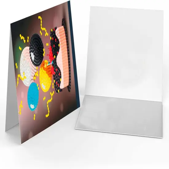 Diamond Art Painting Happy Birthday Cards, 8 Packs DIY 5D Diamond Greeting Cards Kits for Adults Diamond Art Birthday Cards with Envelopes Birthday Gifts for Families, Friends, Partners {5}