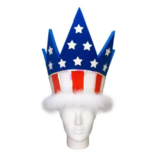 USA Crown Hat Patriotic & Regal Party Accessory {1}