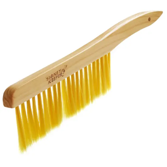 Honey Keeper 14-Inch Bee Hive Brush with Wooden Handle - Beekeeping Tool for Beekeepers {1}
