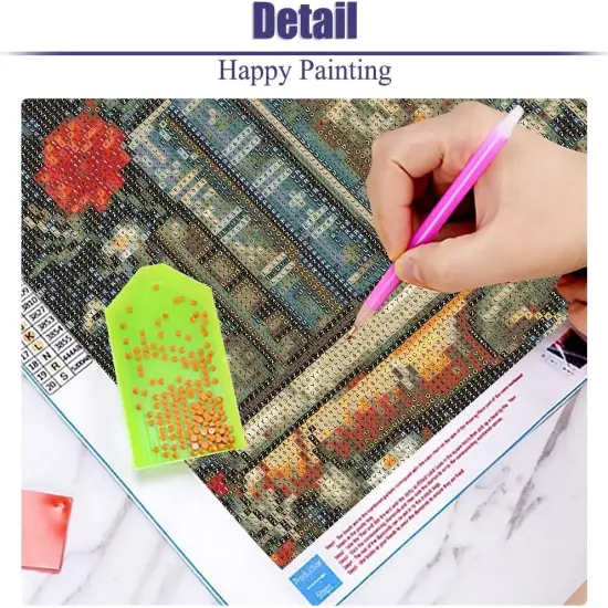 Diamond Painting for Adults Beginner, Dark Diamond Art Kits for Adults, DIY Full Drill Gem Art and Craft Kit for Home Wall Decor 12 X 16inch {4}