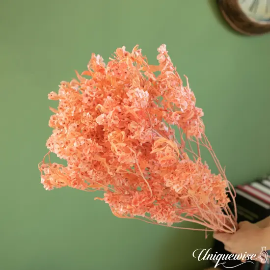 Uniquewise Preserved Real Floral Stems Chic Vase Fillers & Accents for Bouquets Centerpieces & Ornamental Displays Ideal for Home Office Boutique Cafe Resto Bar and Event Decor Pink pansy {3}