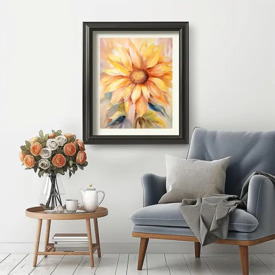 Paint by Numbers Kit for Adults - Sunflower DIY Adult Paint by Number Kits Flowers Acrylic Canvas Painting for Adults Beginners Kids Art Crafts Without Frame, 16x20 Inch {3}