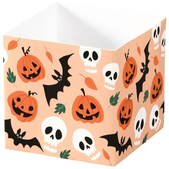 Pack/6: Spook-tacular Square Party Favor Box - 3-3/4 x 3-3/4 x 3-3/4" {1}