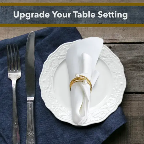 Napkin Rings Champagne {7}