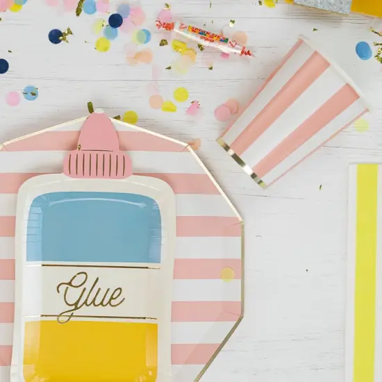 PETAL PINK SIGNATURE CABANA STRIPE CUPS {2}