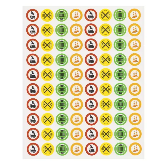 50 Sheets Railroad Potty Training Sticker Chart for Toddlers, Boys, Girls with 800 Train Stickers (10.3x8.3 in), Ages 3-14 {6}