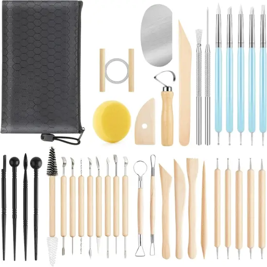 35PCS Clay Sculpting Tools, Pottery & Clay Modeling Tools {1}
