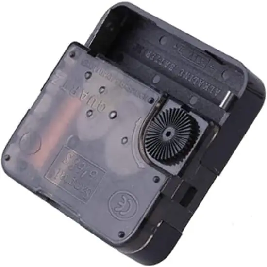 Black Quartz Clock Movement DIY Wall Clock Movement Mechanism Replacement Accessory Mute Sweep Clock Movement Kit Battery Clock Mechanism Clock Movements,Clock Hardware {4}