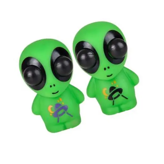 Eye Popping Aliens 3 1/2 Inches Soft Rubber {4}