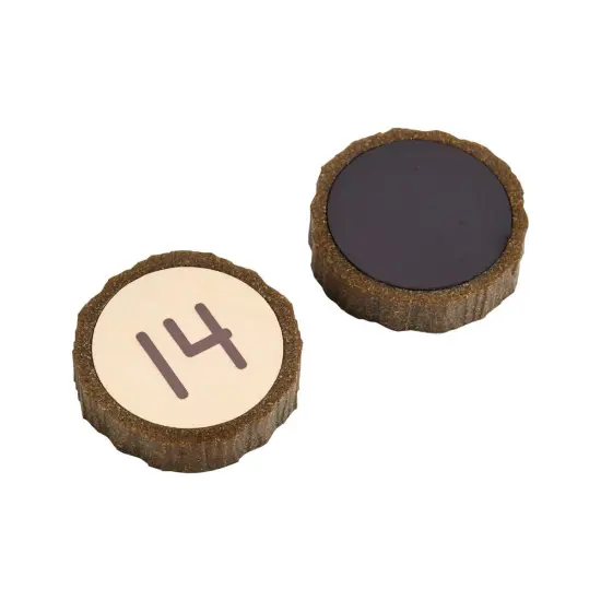 Kaplan Early Learning Company Magnetic Wood Cookie Counters - 21 Pieces {7}