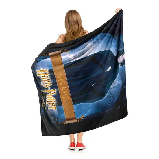 Warner Brothers Harry Potter Philosopher&rsquo;s Stone Silk Touch Throw Blanket Snape {2}