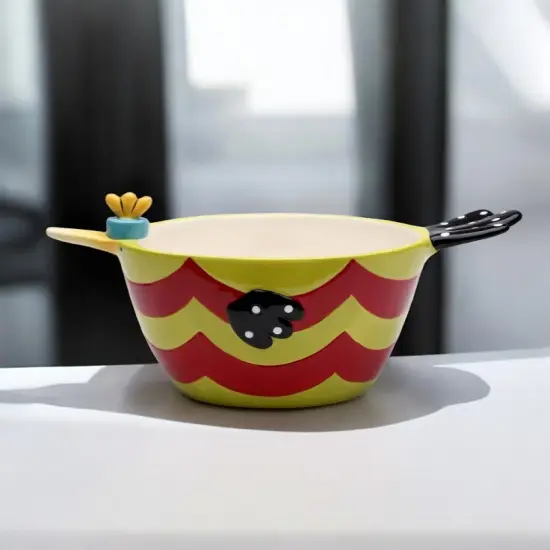 Ceramic Dollymama's Bird Shaped Medium Bowl, Kitchen Decor, Gift for Her {2}
