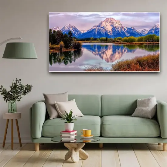 2 Pack Diamond Painting Kits，Large 5D DIY Mountain Lake Diamond Painting Kits for Adults，DIY Full Drill Crystal Rhinestone Arts and Crafts {2}