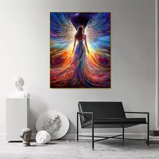 Paint by Numbers Kit for Adults Angel Fairy-Paint by Numbers Angel,Paint by Number Kit for Canvas Perfect for Home Wall Decor(16x20 Inch) {3}