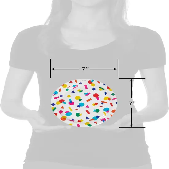 American Greetings Rainbow Party Supplies, Dessert Plates (36-Count) {3}