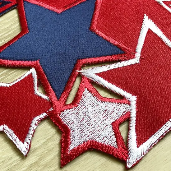 Americana July 4th Celebration Fabric Cutwork Table Runner (Border Cutwork Runner) {2}