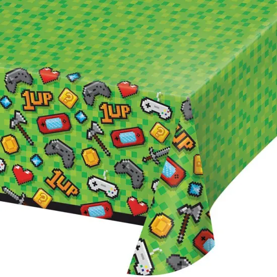 6 pc Bulk Video Games Party Plastic Table Covers {1}