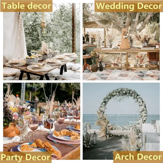 Natural Dried Pampas Grass Decor, 110 PCS Pampas Grass Contains White Bunny Tails Dried Flowers, Artificial Flowers for Bathroom Decor, Bathroom Wall Decor, Office Decor and Baby Shower Decorations {5}