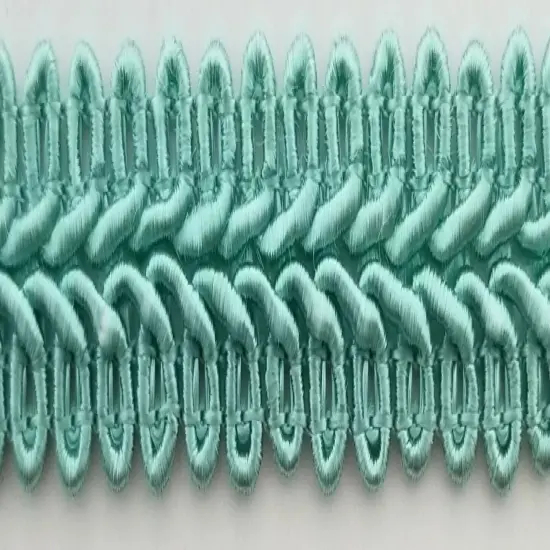 1/2" Chinese French Braid Gimp Trimming - 12 Continuous Yards - Many Colors! Aqua {1}