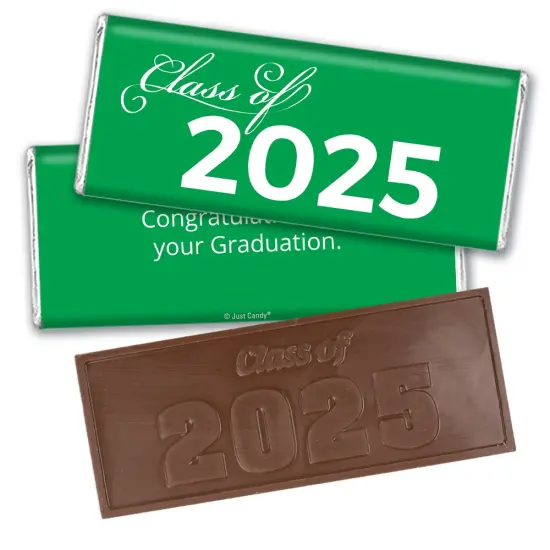 Graduation Candy Party Favors Class of 2025 Wrapped Chocolate Bars by Just Candy {1}