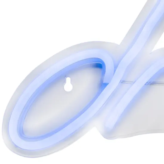 Northlight LED Dream Neon Lighted Wall Sign - 17" - Blue {7}