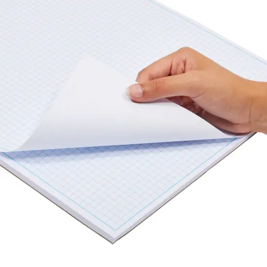2 Pack Engineering Graph Paper Pads, 11x17 Quadrille Grid Paper for Drafting, Engineering, Blueprint Drawing, Architect Designers (4 Squares Per Inch, 50 Sheets Each Pad) White {5}