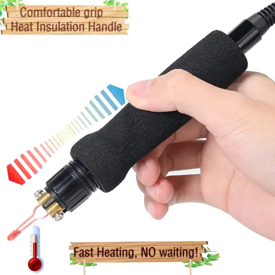 Wood Burning Kit, Professional Wood Burning Tool Dual Pens, Wood Burner Pyrography Pen 250-750&deg;C Adjustable Temperature for Beginners, Kids, Adults {4}