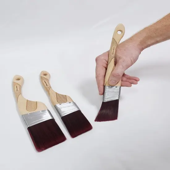 Angled Paint Brush - Trim Brush with Ergonomic Wood Handle for Wall, Furniture, Cutting in Painting,3PC(1.5",2",2.5") {4}