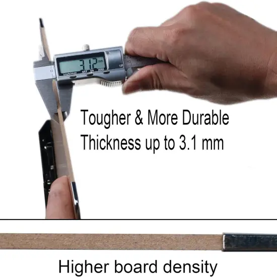 11x17 Clipboard with Hardware Corner Guard Vertical Extra Large Clipboard Hardboard with 8 Inch Jumbo Lever Clip 11 x 17 Clipping Board Log Color 1 Pack {5}