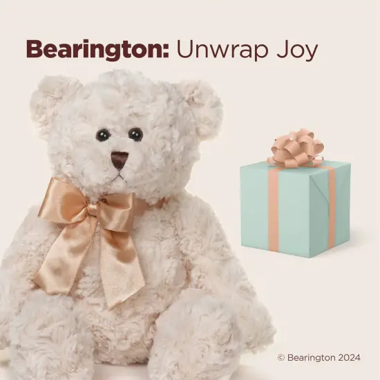 Bearington Huggles, 16 Inch Creamy White Teddy Bear Stuffed Animal, Makes a Great Gift for Birthday, Anniversary, Holiday, or Graduation, For Ages 3-14 {5}