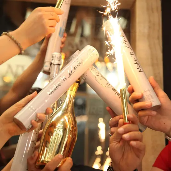 Confetti Cannon Party Poppers - Shredded Multicolor Confetti Poppers - 2 Pack - Party Cannons Shooters Gun for Wedding, Birthdays, Celebrations {4}