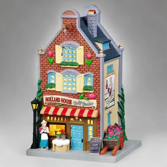 Holland House - Tulip Garden - Lemax Caddington Village {1}