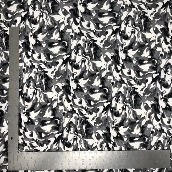 1 Yard Stretch Liverpool Knit Geometric Print Fabric for Clothing Crafts Accessories Width 58-60 Inches {1}