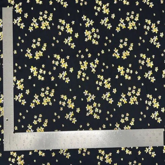 1 Yard Liverpool Knit Floral Print Fabric with Stretch Textured Finish for Dresses and Tops 58"-60" Width Coral {2}