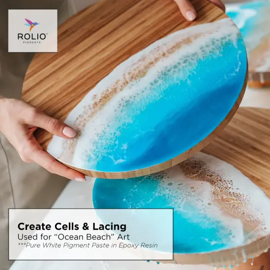 Rolio Pigment Paste Set, 10 Solid Colors, 1oz Jars Each - for Epoxy Resin, Resin Pigment, Epoxy Resin Dye Paste, Epoxy Paint, Resin Paste Pigment, Epoxy Resin Color Pigment Paste {4}