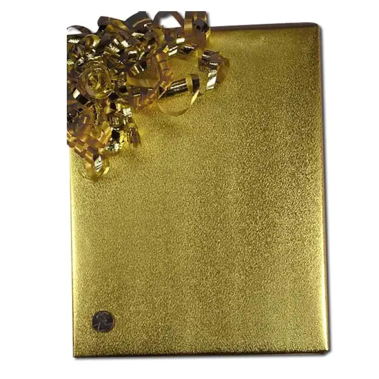 Vintage Gold S Embossed Metallic Wrapping Paper 30" x 417" Roll {2}