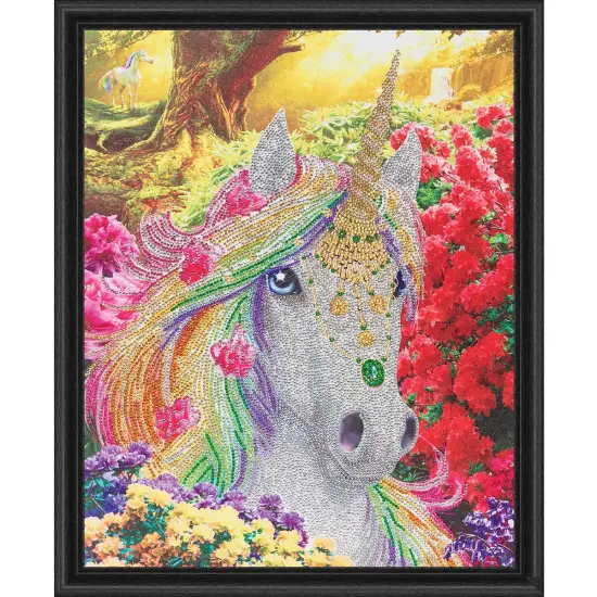 Crystal ArtUnicorn Forest Mounted Kit Diamond Painting Multi {1}