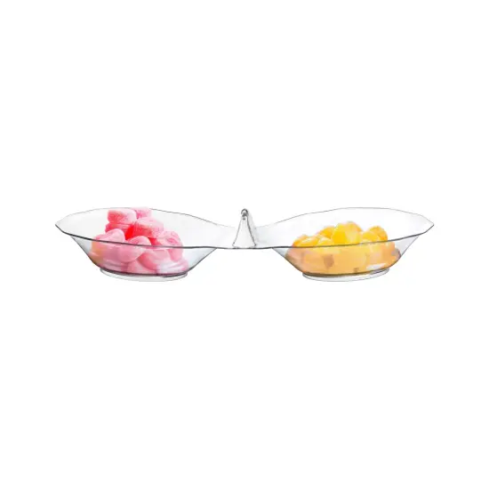 Clear Round 2-Hole Mini Plastic Candy Bowls (288 Bowls) {2}