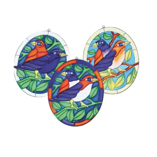 Sun Catchers- Bird Theme Craft Kit (Pack of 12) {1}