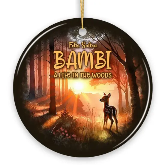 Felix Salten's Bambi Ornament, Woodland Wonder Christmas Keepsake {6}