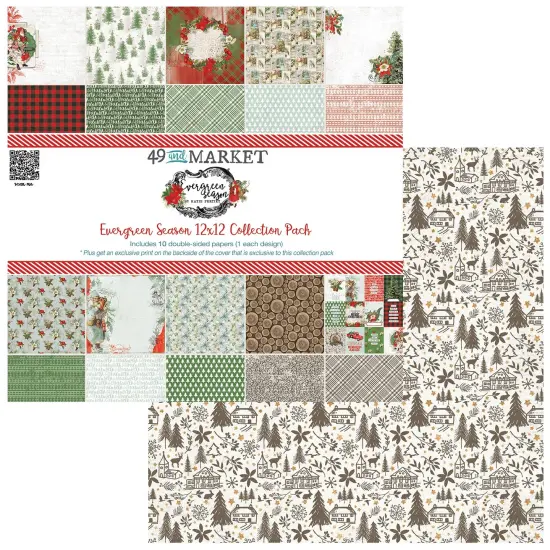 49 & Market Collection Pack 12"X12"-Evergreen Season {2}