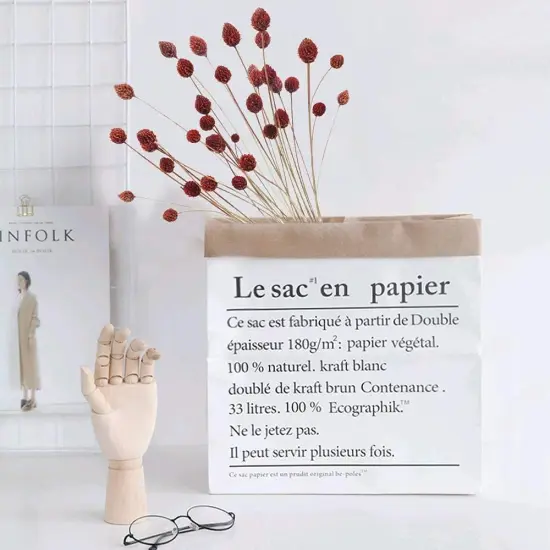 30 Pcs Dried Fall Flowers Bouquet - Red {6}