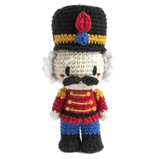Hoooked Amigurumi DIY Kit W/Eco Barbante Yarn-Nutcracker Fritz {2}
