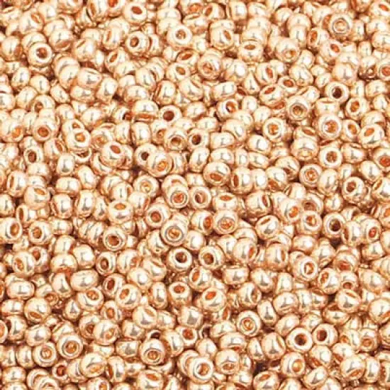 John Bead 10/0 Metallic Solgel Czech Glass Seed Beads, 500g Pink {2}