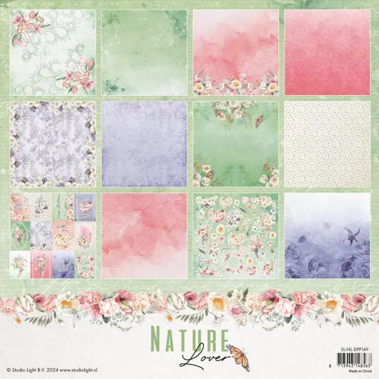 Studio Light Nature Lover Designer Paper Pad 12"X12" 36/Pkg-Nr. 130 {3}